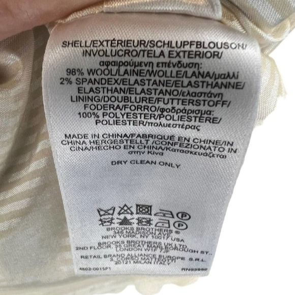 Brooks Brothers Women's Beige Blazer - Picture 3 of 3